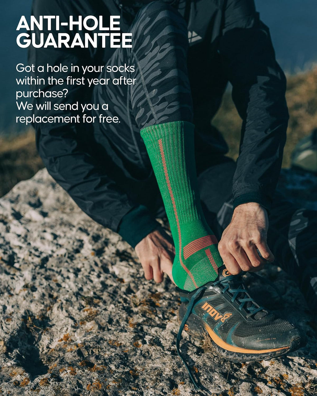 Ultra-Comfort Crew Running Socks, Performance Socks, Men & Women - 3 or 5 Pack